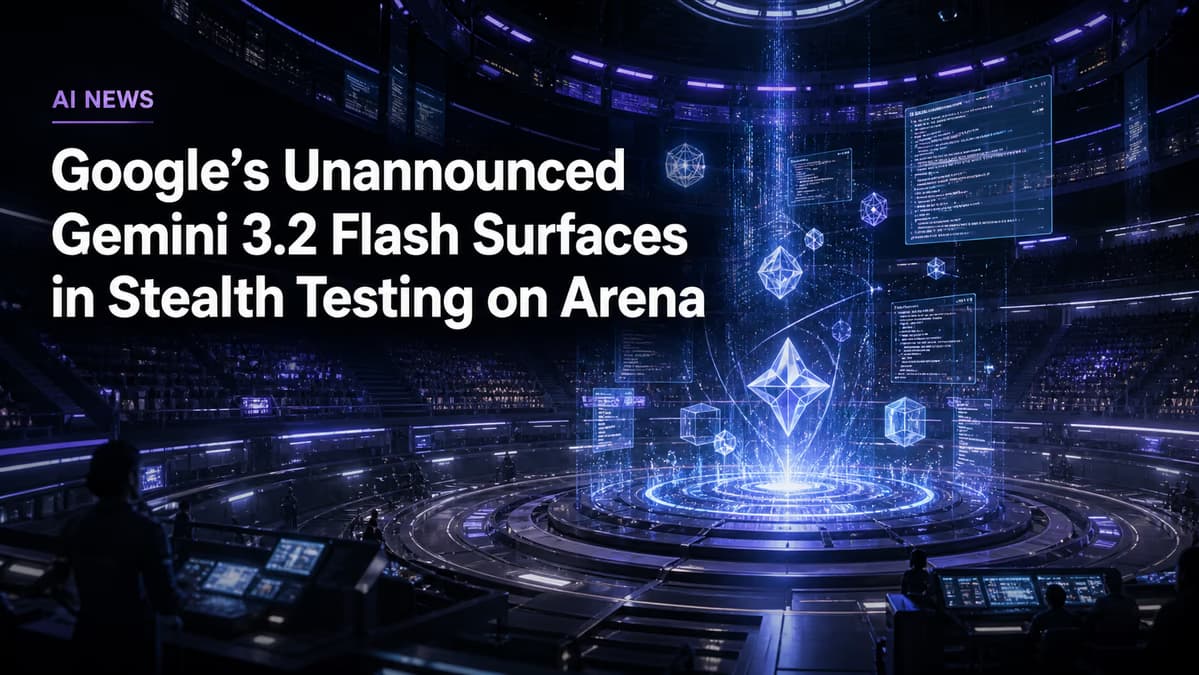 Google’s Unannounced Gemini 3.2 Flash Surfaces in Stealth Testing on Arena