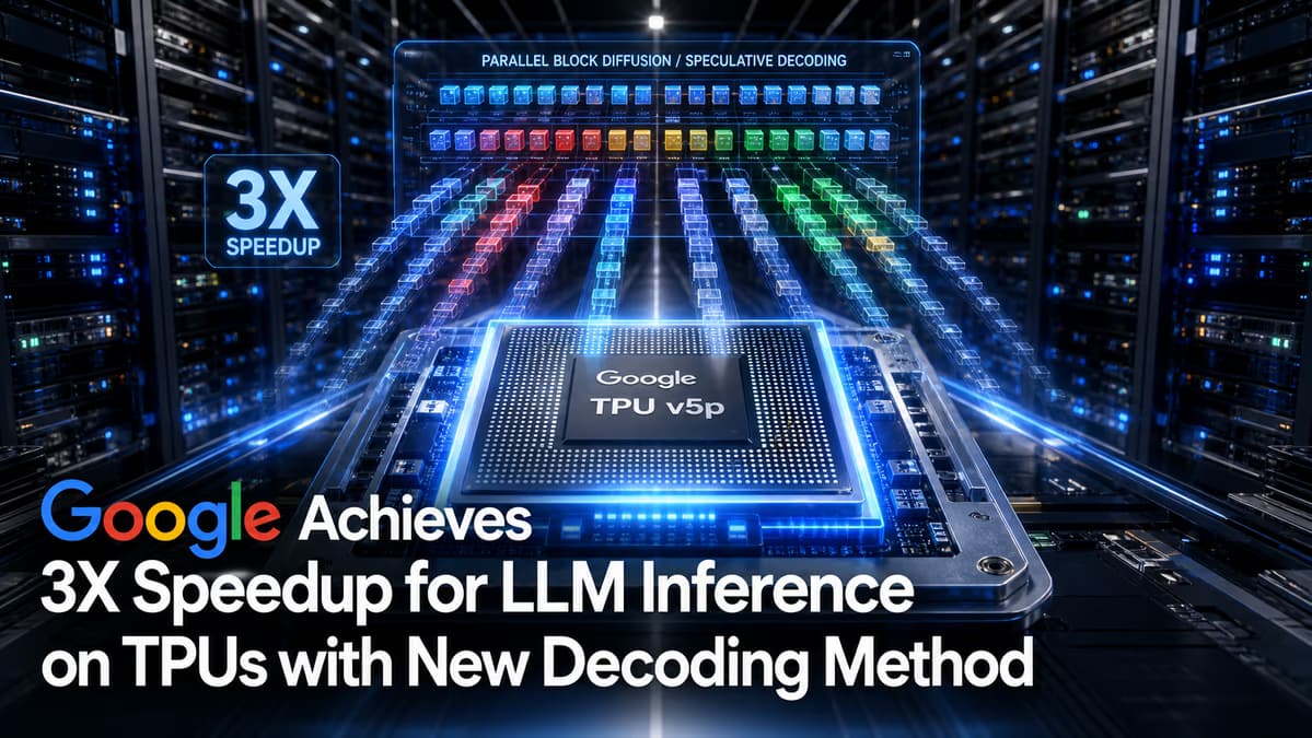 Google and UCSD Accelerate LLM Inference 3X on TPUs via New Block Diffusion Method