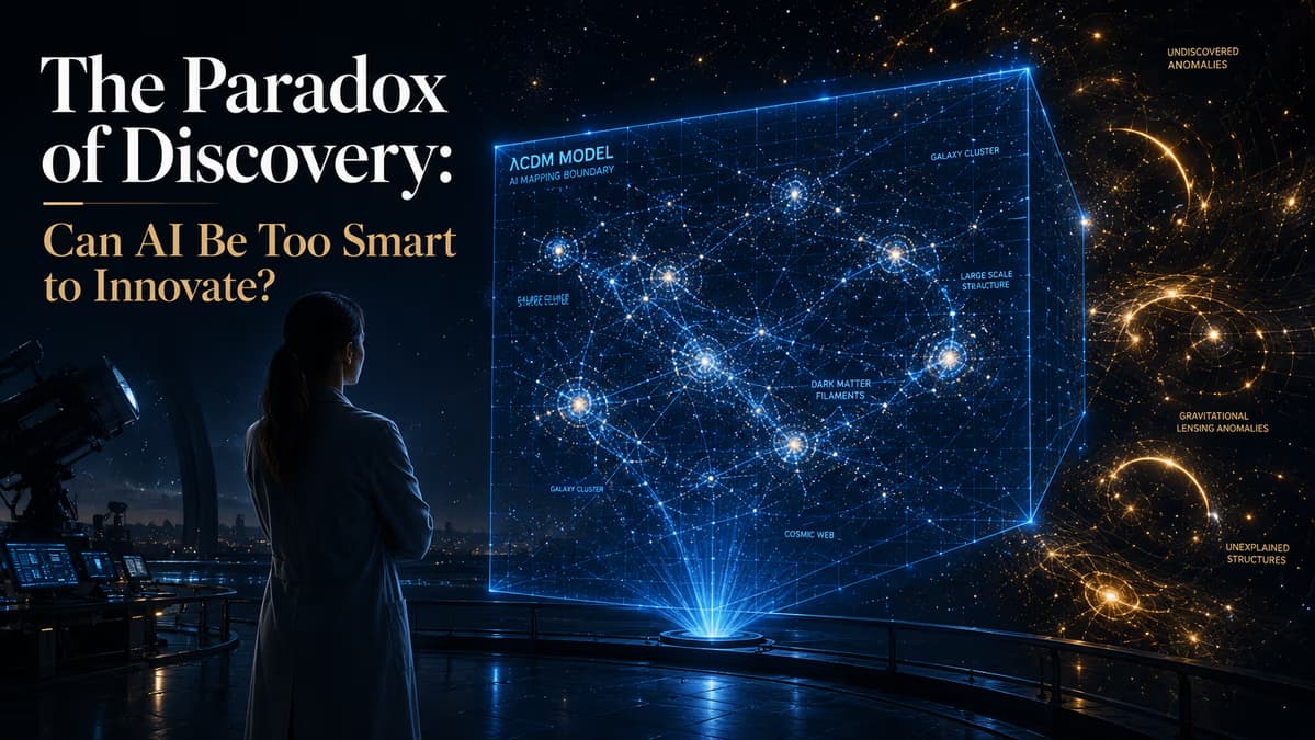 The Paradox of Discovery: Can AI Be Too Smart to Innovate?