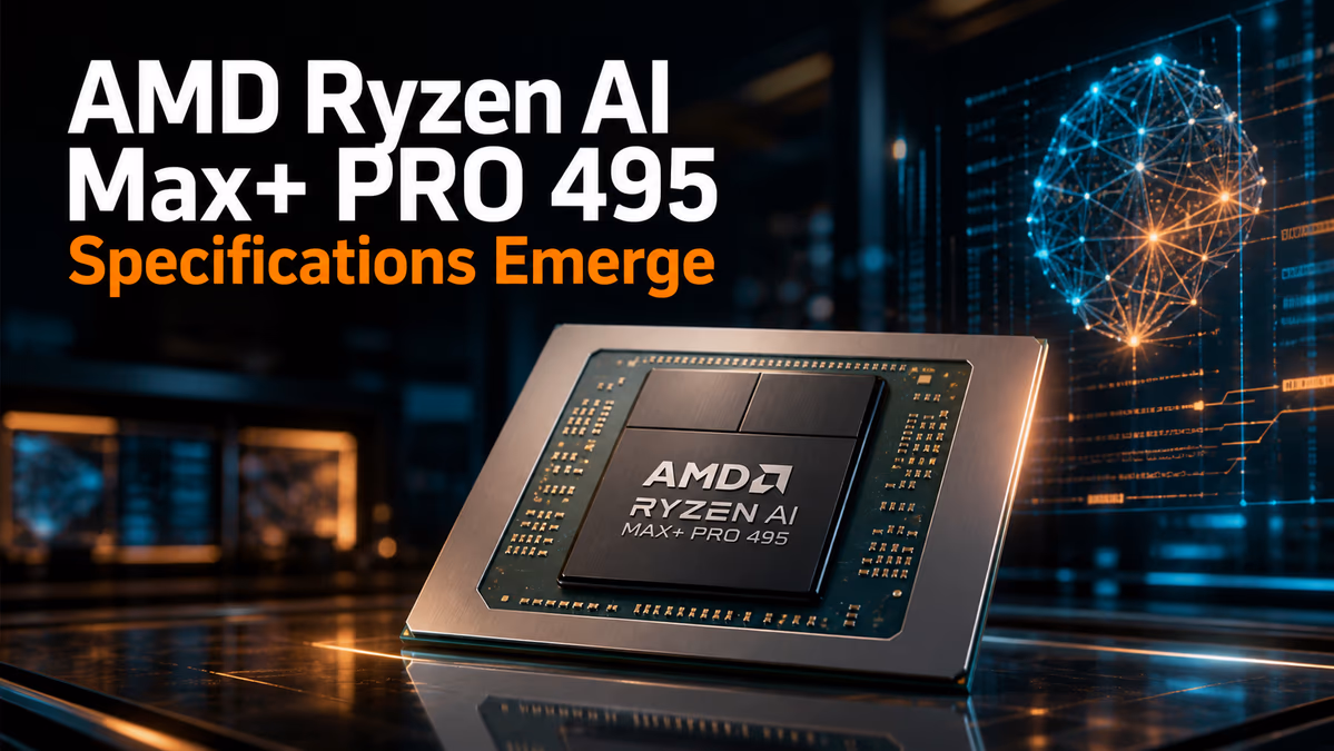 AMD 'Gorgon Halo' Leak: Ryzen AI Max+ PRO 495 Promises 192GB Memory for Local LLMs
