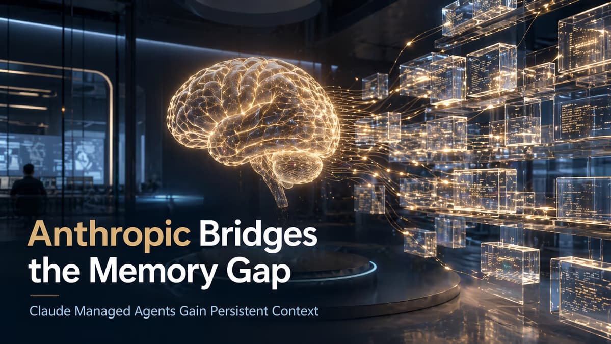Anthropic Bridges the Memory Gap: Claude Managed Agents Gain Persistent Context