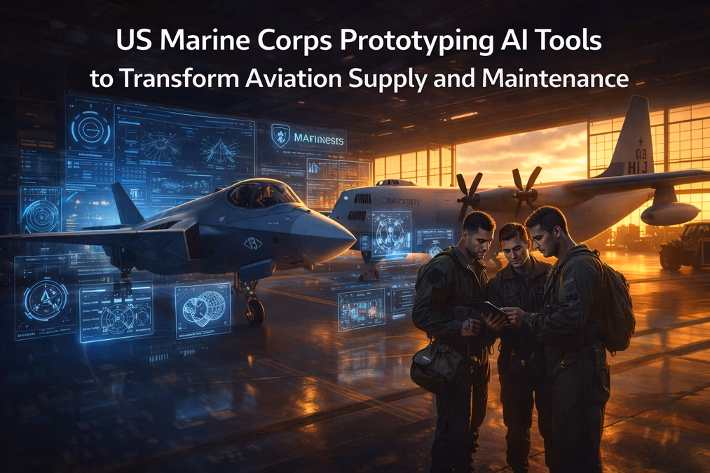 US Marine Corps Prototyping AI Tools to Transform Aviation Supply and Maintenance