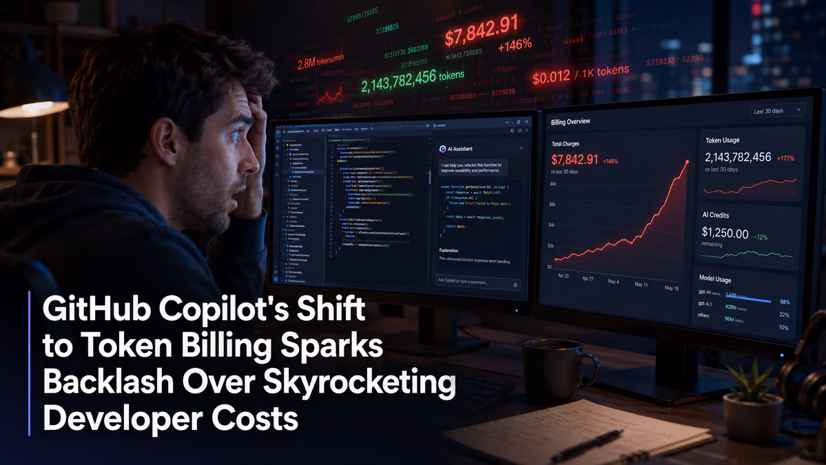 GitHub Copilot's Shift to Token Billing Sparks Backlash Over Skyrocketing Developer Costs