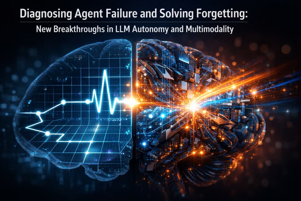 Diagnosing Agent Failure and Solving Forgetting: New Breakthroughs in LLM Autonomy and Multimodality