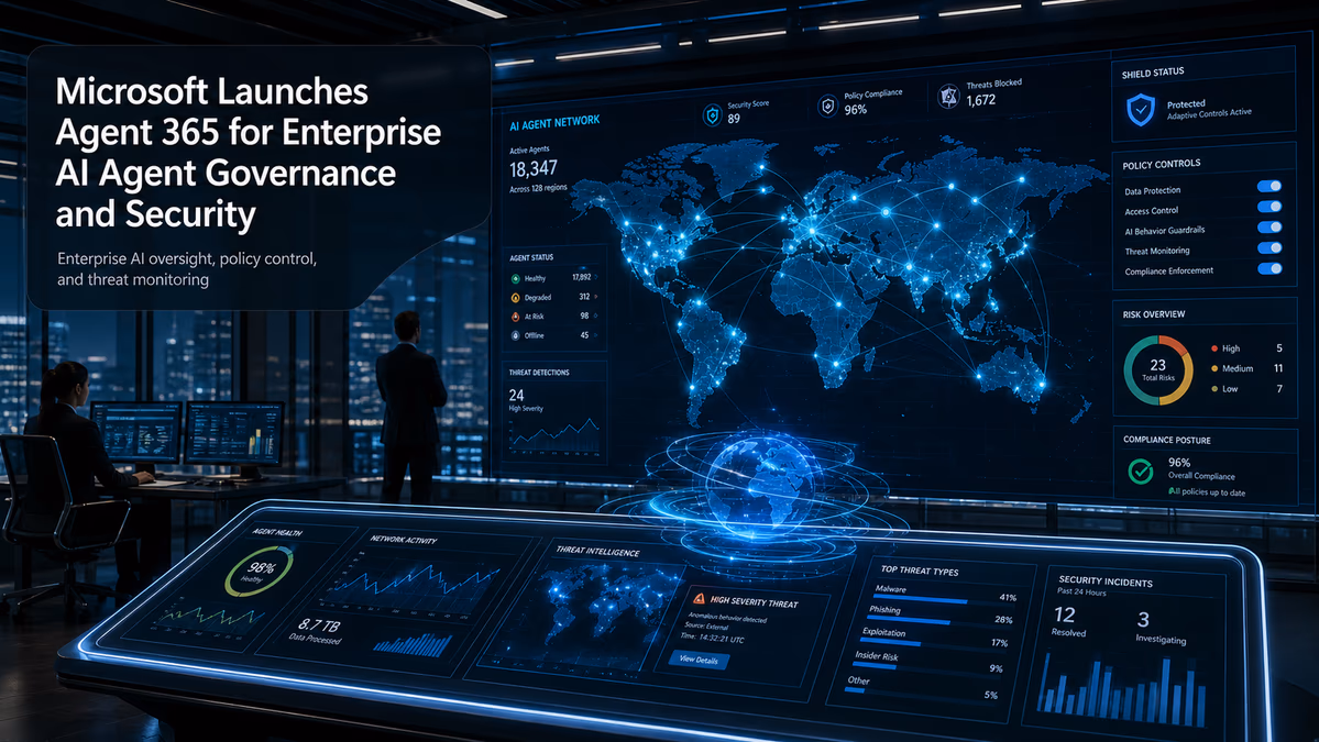 Microsoft Agent 365 Enters General Availability to Tackle Enterprise 'Agent Sprawl'