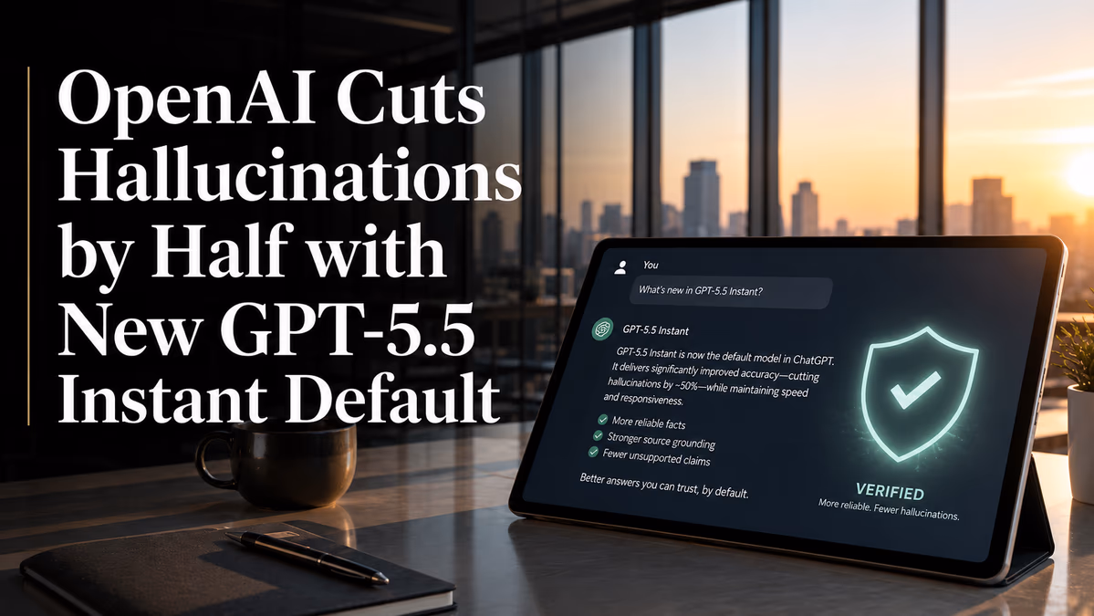 OpenAI Cuts Hallucinations by Half with New GPT-5.5 Instant Default
