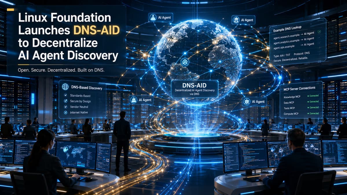 Linux Foundation Launches DNS-AID to Decentralize AI Agent Discovery