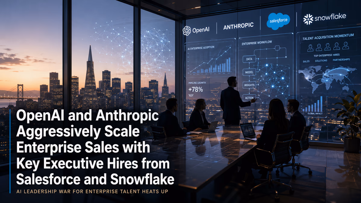 OpenAI and Anthropic Aggressively Scale Enterprise Sales with Key Executive Hires from Salesforce and Snowflake